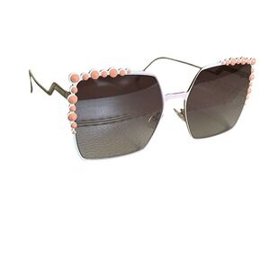 Fendi 0259/s 035J Gradient Lens Sunglasses - Pink/Brown $570 Retail Authentic‎